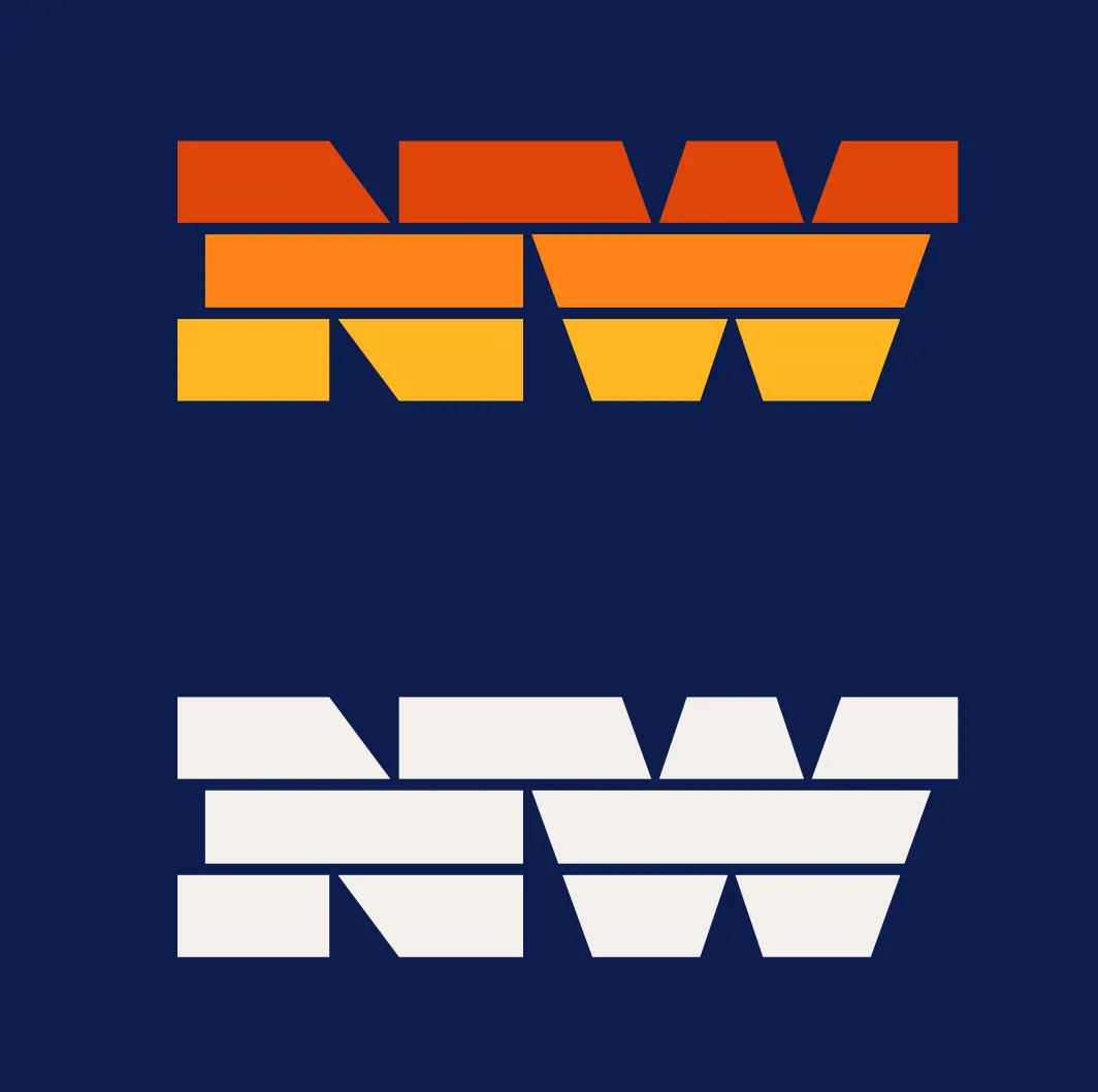 NW Contracting Brand Identity Icon Design | Construction Branding