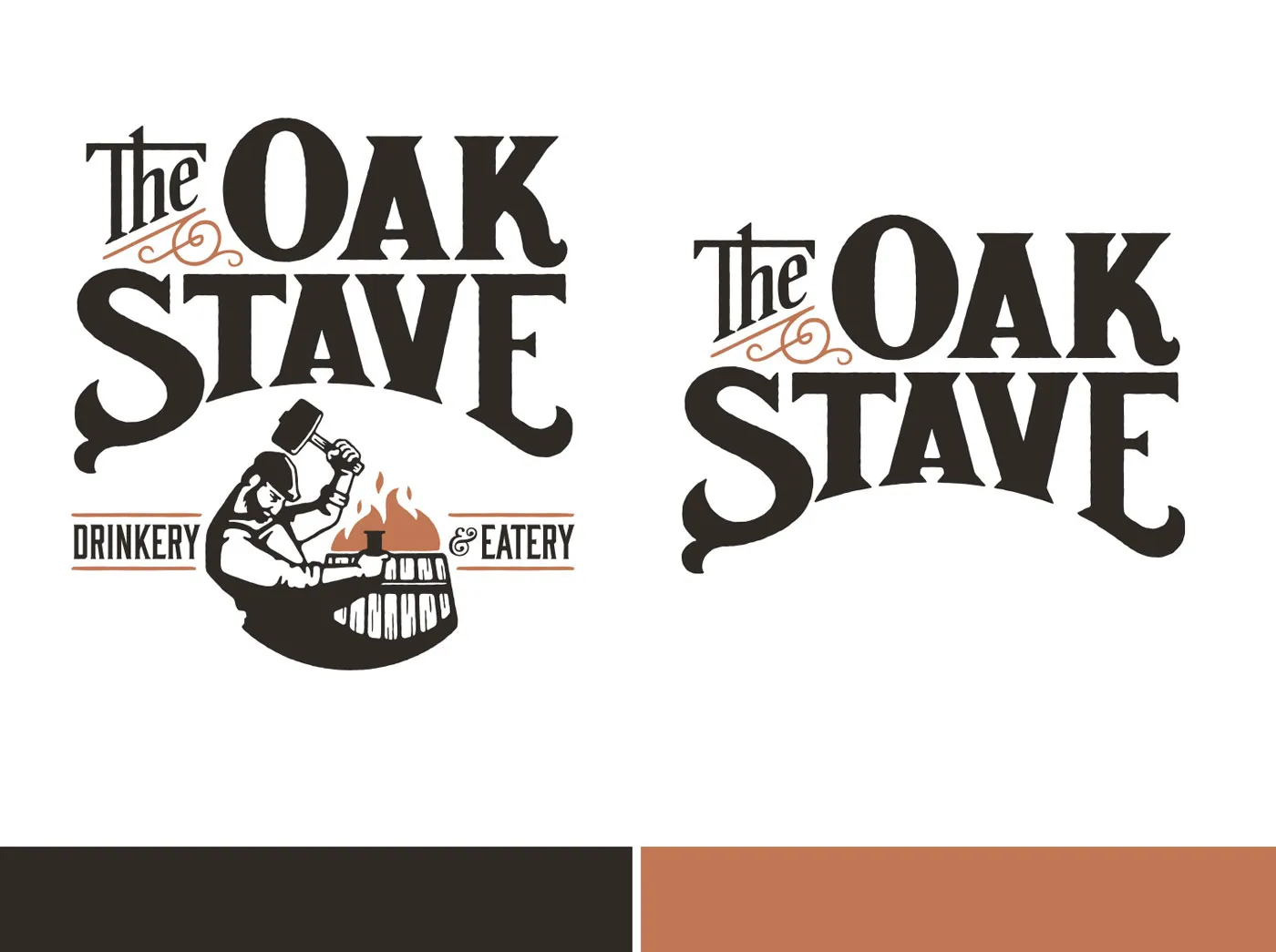 The Oak Stave Restaurant Brand Identity Design | Restaurant Branding