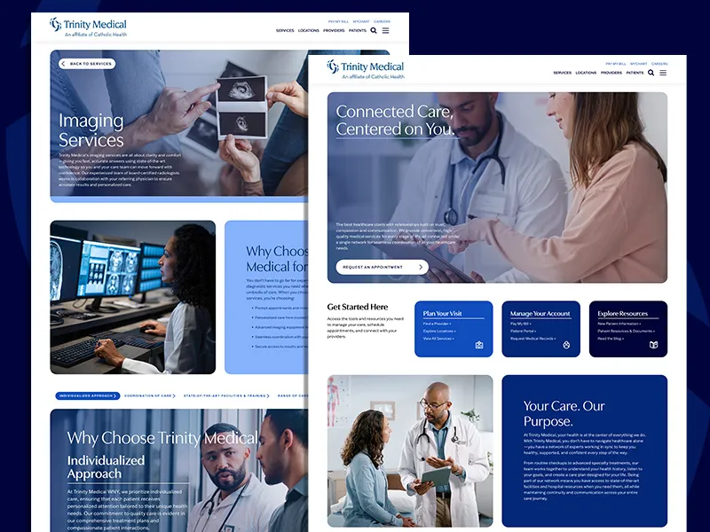 Trinity Medical WNY Website Design | Primary Care Website Design | Healthcare Website Design & Development