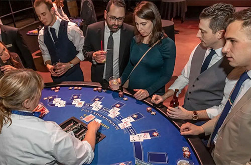 Luminus Team at 2020 ADDYs Black Jack Table