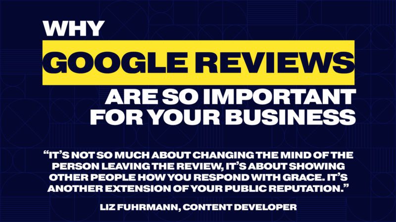 Why Google Reviews are so important for your business