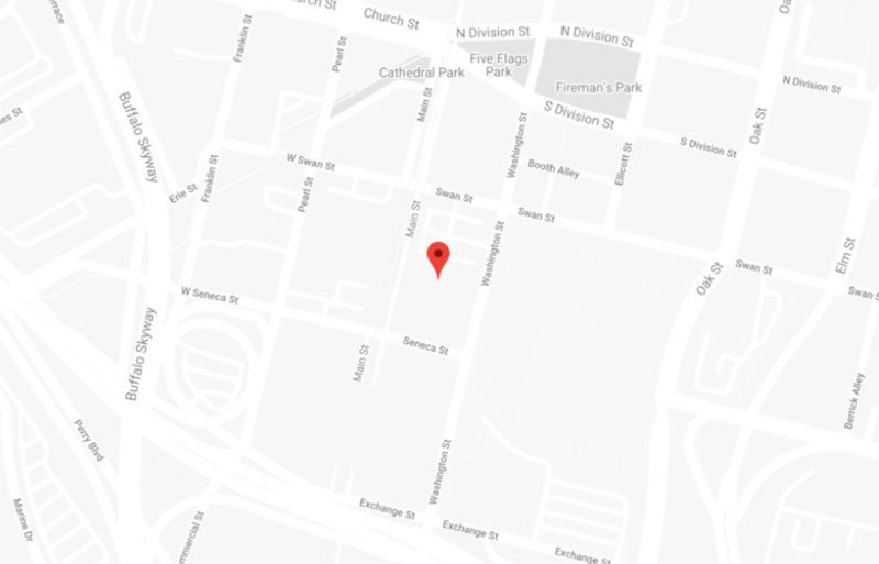Luminus Agency Address Map | 241 Main Street Suite 220. Buffalo, NY 14203 | Downtown Buffalo