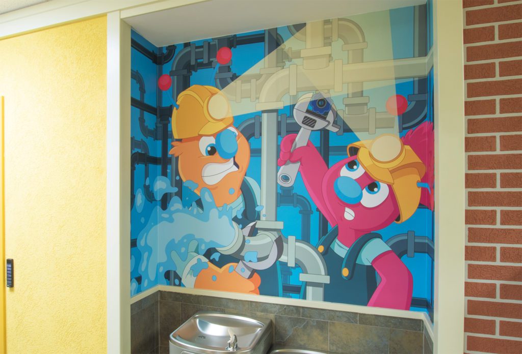 Doodle Bugs Childcare Center Mural Designs | Childcare Graphic Design | Childcare Branding