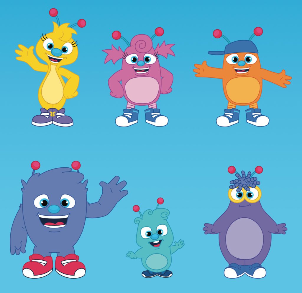 Doodle Bugs Childcare Brand Identity Characters | Childcare Branding