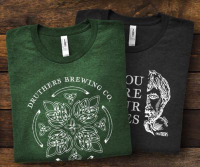 Druthers Brewery Merchandise Design | Brewery Shirt Design | Brewery Merch Design