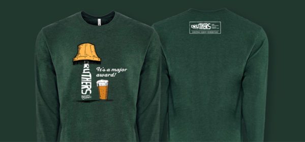 Druthers Brewery Merchandise Design | Brewery Holiday Shirt Design | Brewery Merch Design