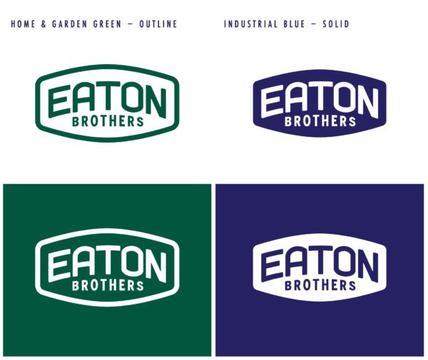 Eaton Brothers Brand Identity Logo Design | Retail Branding