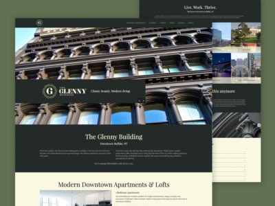 The Glenny Website Design | Real Estate Web Design