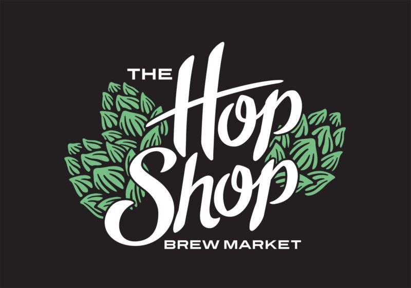 The Hop Shop Brew Market Logo Design | Retail Logo Design | Beer Shop Logo Design | Branding