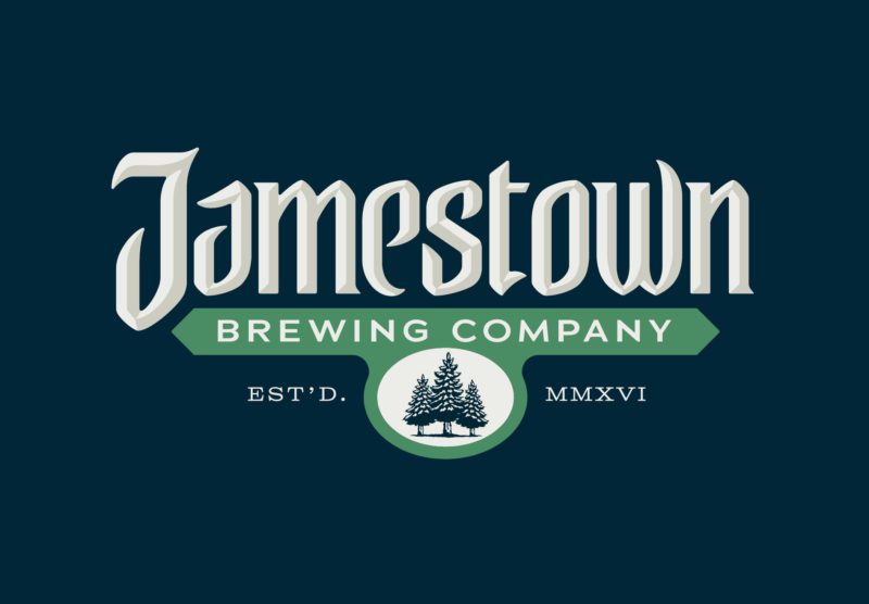 Jamestown Brewery Logo Design | Restaurant Logo Design | Brewery Branding