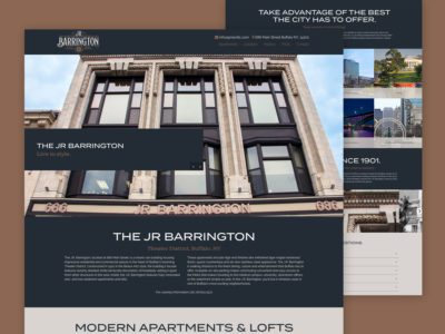 JR Barrington Website Design | Real Estate Web Design | Property Web Design