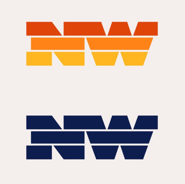 NW Contracting Brand Identity Icon Design | Construction Branding