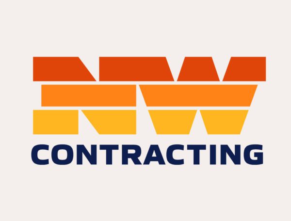 NW Contracting Brand Identity Logo Design | Construction Branding