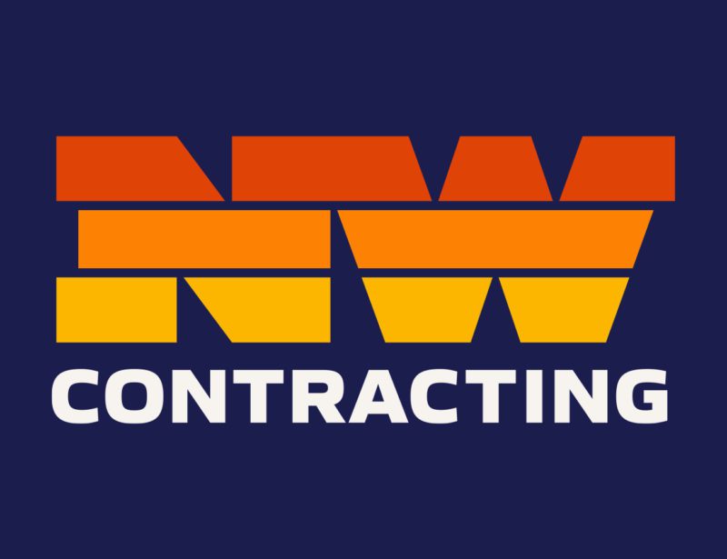 NW Contracting Logo Design | Construction Logo Design | Construction Branding