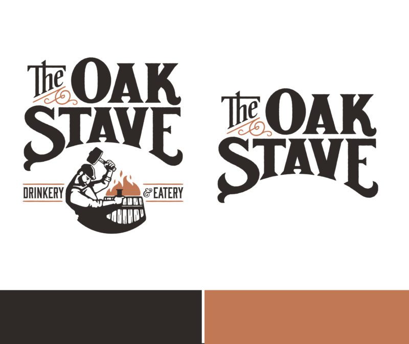 The Oak Stave Restaurant Brand Identity Design | Restaurant Branding