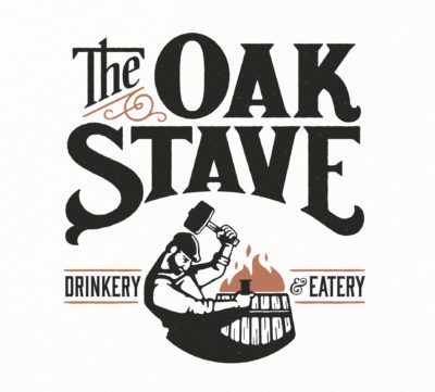 The Oak Stave Restaurant Logo Design | Restaurant Branding