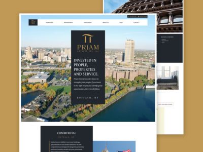 Priam Enterprises Website Design | Real Estate Web Design