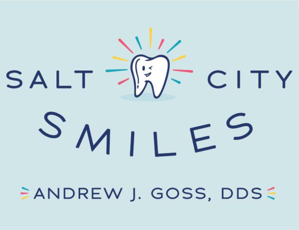 Salt City Smiles Dentistry Logo Design Lockup | Dentist Logo Design | Dentist Branding