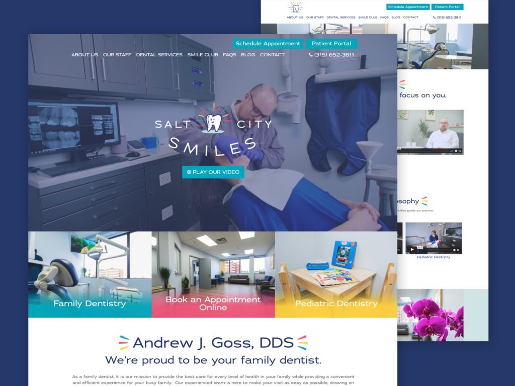 Salt City Smiles Web Design | Dentistry Web Design | Dentist Website