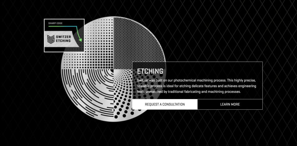 Switzer Website Feature Module | Manufacturing Web Design