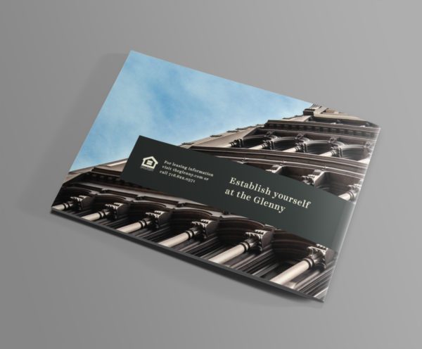 The Glenny Real Estate Brochure Design Back Cover | Real Estate Graphic Design | Property Brochure Design