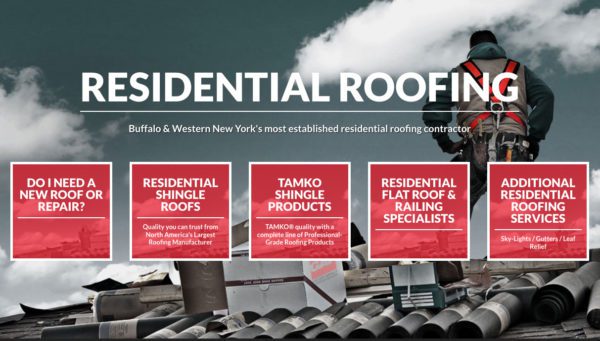 Try-Lock Roofing Website Banner Module | Roofing Web Design