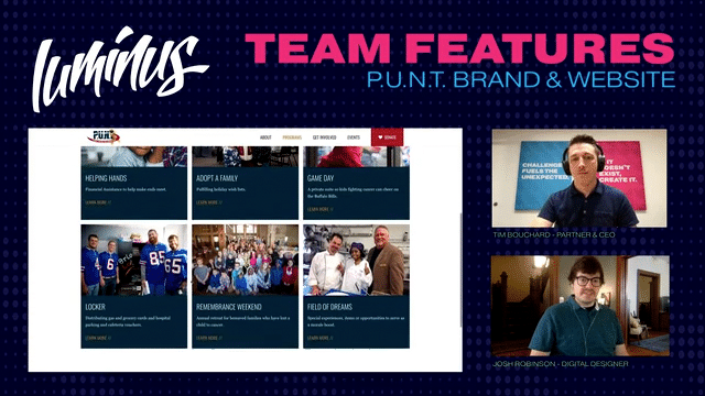 Team Feature: John Robinson - P.U.N.T. Brand & Website