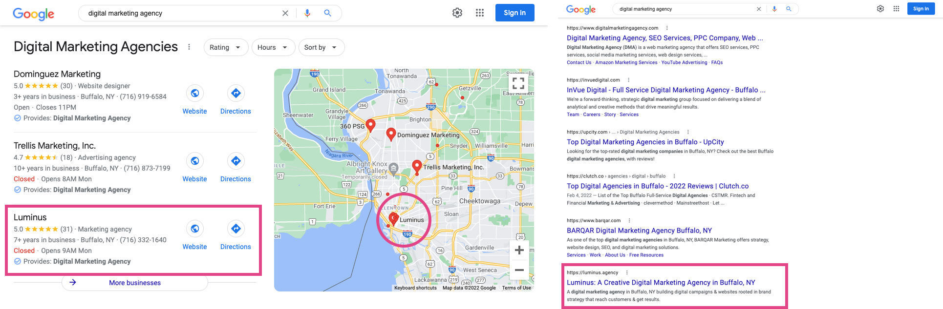 How does Local SEO impact search rankings? | Google Map Optimization | SEO Agency Buffalo