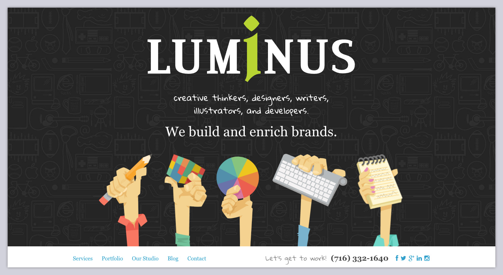 Benefits of a Website Redesign: Our Website Autobiography | Luminus Website v1 2015