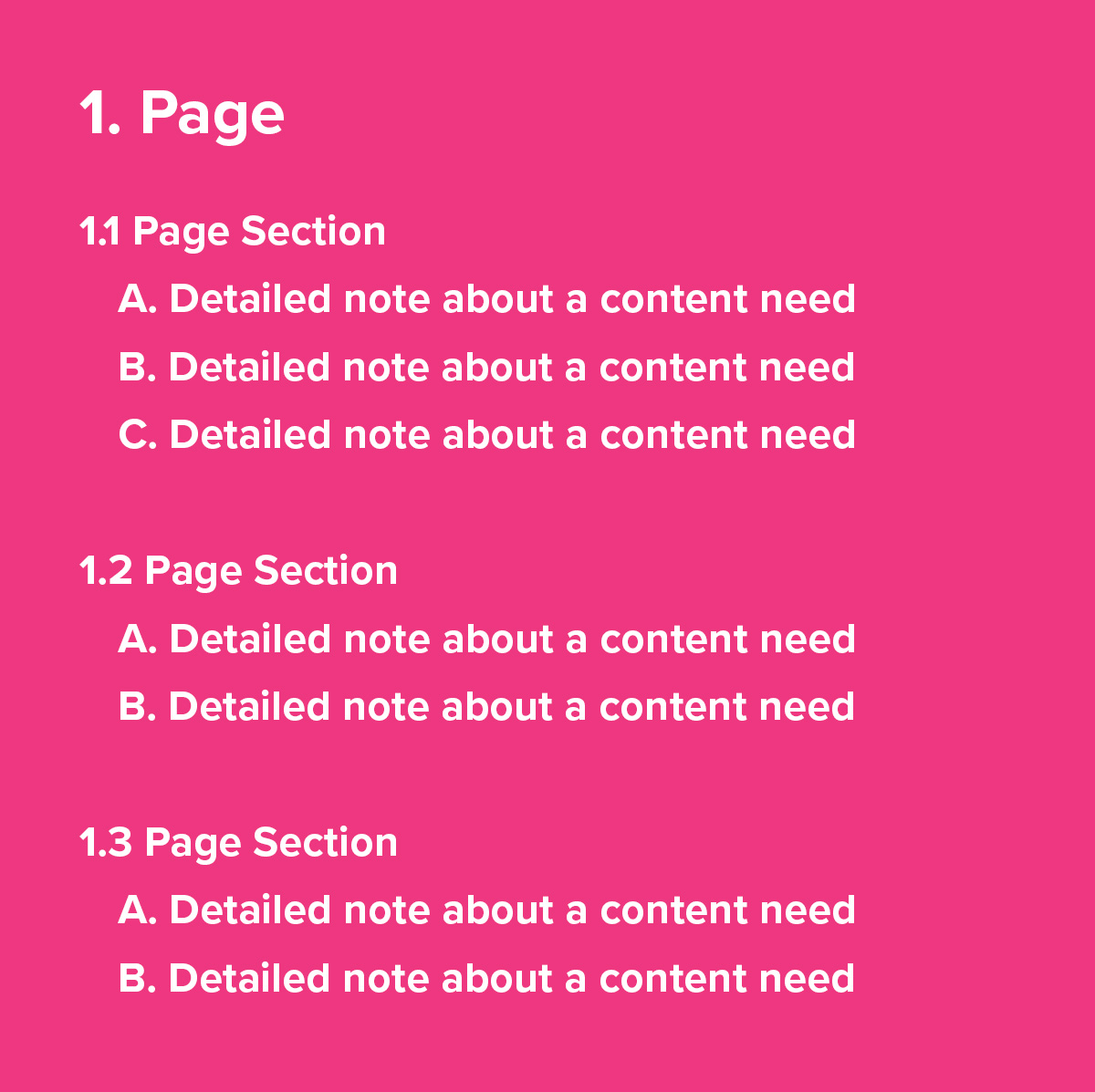 Website Content Planning: Content Mapping Copy for Websites