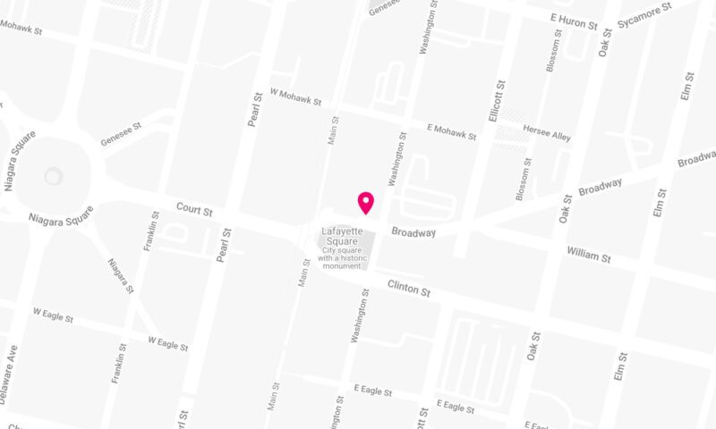 Luminus Agency Address Map | 14 Lafayette Square Suite 2400. Buffalo, NY 14203 | Downtown Buffalo