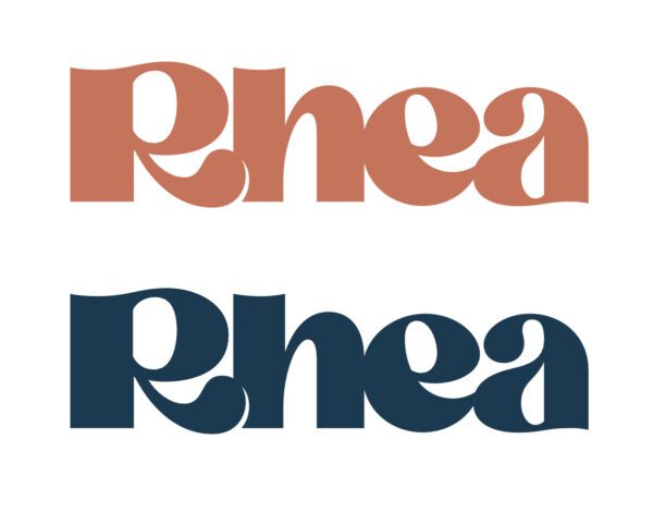 Rhea Restaurant Logos On White | Restaurant Branding