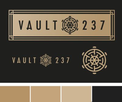 Vault @ 237 Brand Identity Design | Restaurant Identity Design | Restaurant Branding