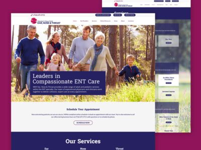 WNY ENT Healthcare Website | WNY Ear, Nose & Throat Web Design