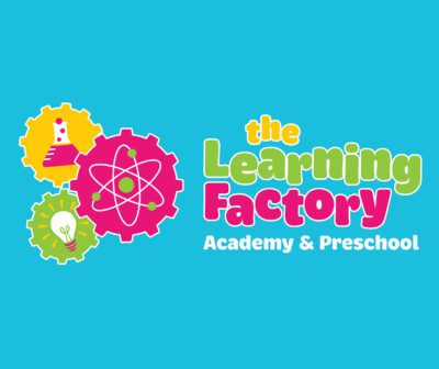 The Learning Factory Child Care Logo Design | Child Care Branding