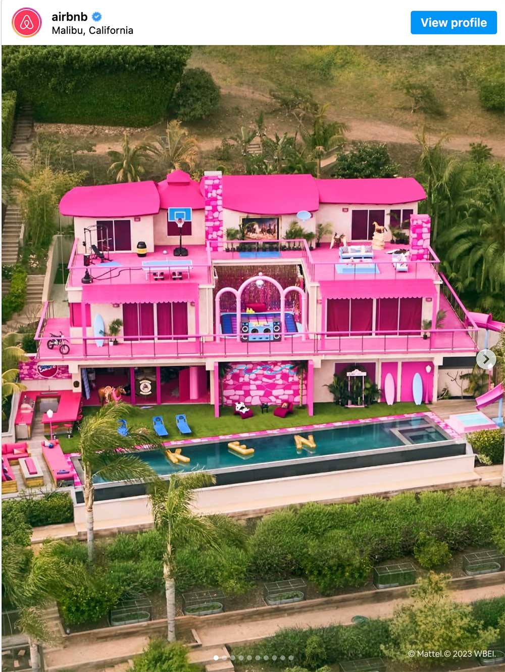 Barbie x Air BnB Collaboration