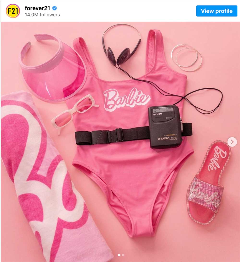 Barbie x Forever 21 Collaboration