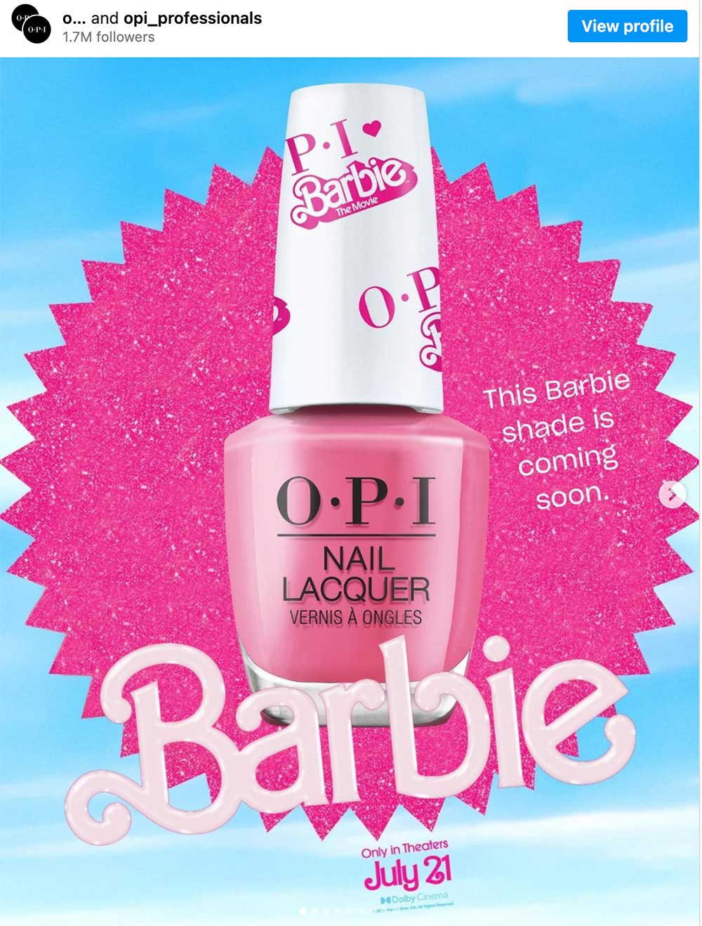 Barbie x OPI Collaboration