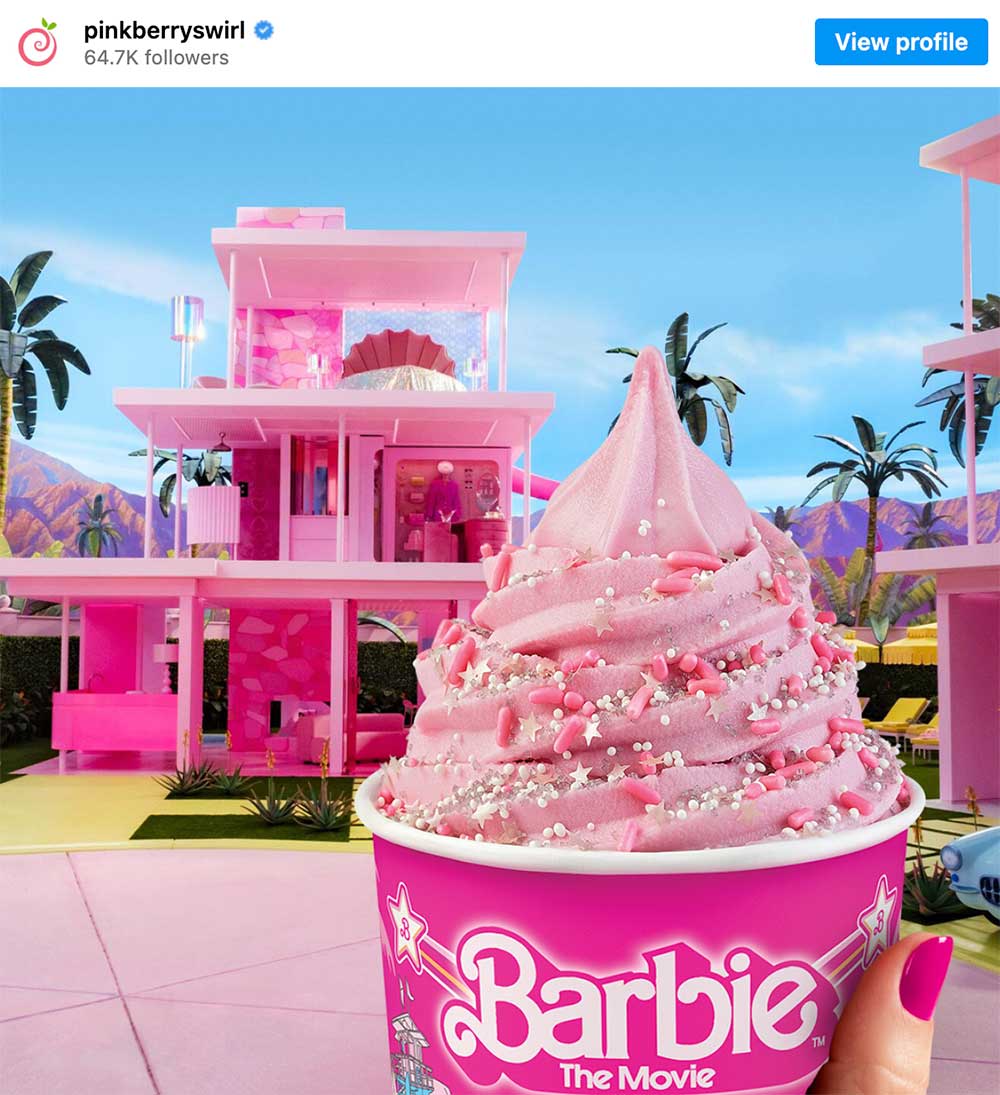 Barbie x Pinkberry Collaboration