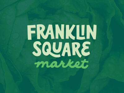 Franklin Square Market Logo Design | Graphic Design | Grocery Design