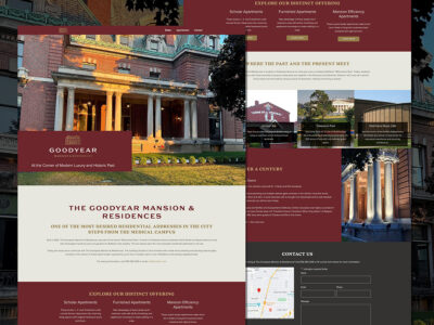 The Goodyear Mansion & Residences Website | Real Estate Development Website