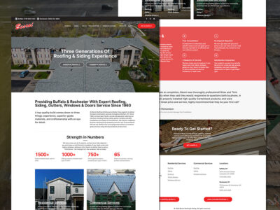 Besroi Roofing Website | Home Services Website Design