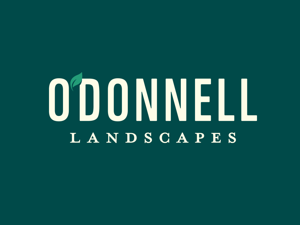 O'Donnell Landscapes Logo Design | Landscaping Logo Design | Home Services Marketing