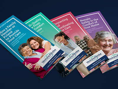 Venture Forthe Brochures | Healthcare Marketing | Healthcare Graphic Design
