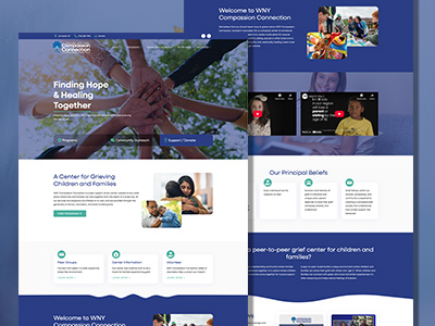 WNY Compassion Connection | Community Wellness Website Healthcare Website Design